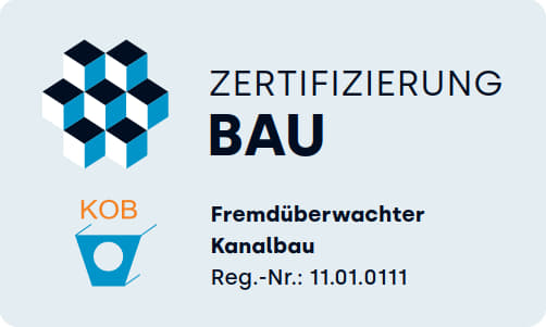 logo zertbau kanalbau kob